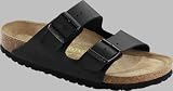 Produkt-Bild: Birkenstock Slipper ''Arizona'' aus Birko-Flor in schwarz mit normalem Fussbett und Weichbett