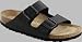 Birkenstock Slipper ''Arizona'' aus Birko-Flor in schwarz mit normalem Fussbett und Weichbett