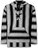Deluxe Baja - Original Mexican Baja Hoodie (Black / White) #3