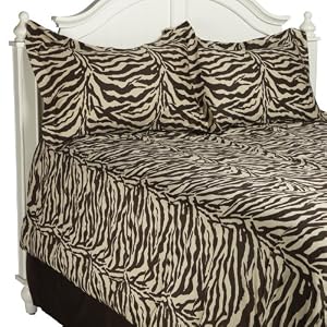 Brown Zebra bedding