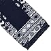 Blueberry Pet 4 Patterns Vintage Tinsel Knit Fair Isle Dog Sweater in Midnight Blue, Back Length 14