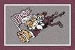 Eastern Kentucky Colonels 5' 4"x 7' 8" Team Spirit Area Rug