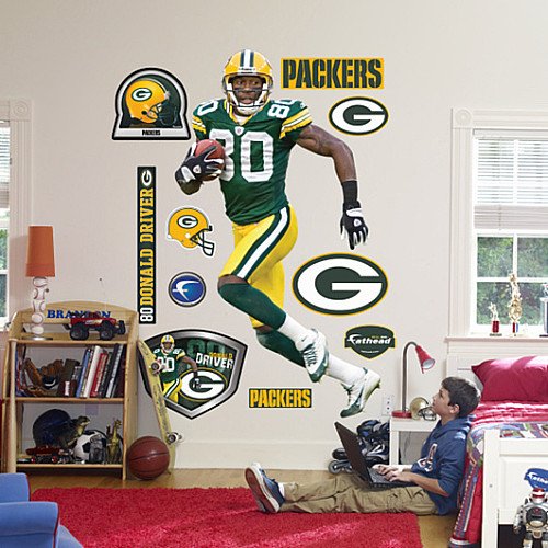Fathead NFL Green Bay Packers Donald Driver Wall Graphic