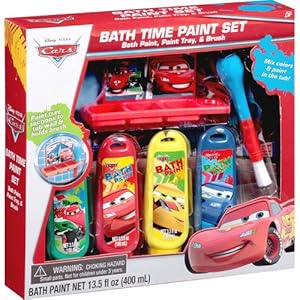 Amazon.com: Disney Pixar Cars - Bath Time Paint Set - Bath Paint, Paint ...