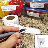 Evelots 250 Adhesive Food Storage Labels Freezer & Refrigerator