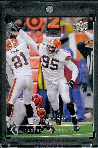 2008 Upper Deck #39???? Kamerion Wimbley - Cleveland Browns - NFL Trading Cards in a Protective Display Case!