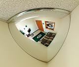 26 90 Degree Acrylic Quarter Dome Mirror