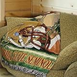 Florida State Seminoles (FSU) Woven Throw Blanket