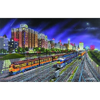 Chicago Nights 1000pc Jigsaw Puzzle by Robert West