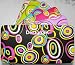 WOMEN'S RETRO CIRCLES FLAT OPERA WALLET CLUTCH PURSE BY DESIGNSK