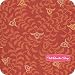3's Company Third Quarter Orange Branches on Red Fabric Yardage - SKU# 8219-3