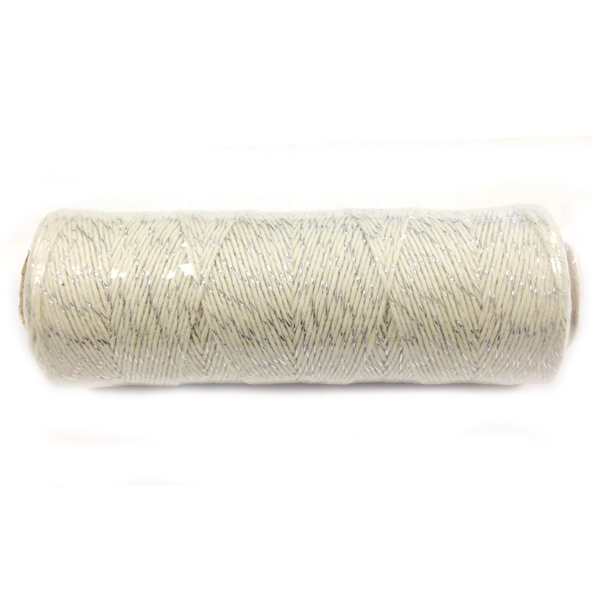 Wrapables 4-Ply Cotton Baker's Twine 110-Yard Metallic Silver 17 61e0Gpu9SAL