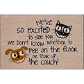 We're So Excited Doormat
