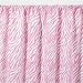 Dreamy Linens Pink Zebra Print Curtain Panel