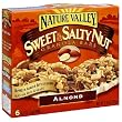 Nature Valley Sweet & Salty Nut Granola Bars, Almond, 6-Count Boxes (Pack of 12)