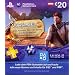 PlayStation Network Card - 20 Euro - (Livecard PS3/PSP) (AT) - Uncharted Edition