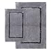 Chesapeake Merchandising 2-Piece Greenville Bath Rug Set, Pewter color