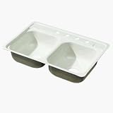 Briggs 3421-131 Double Bowl Kitchen Sink