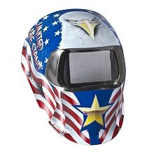 3M Speedglas American Pride Welding Helmet 100 with Auto-Darkening Filter 100V, Welding Safety 07-0012-31AP/37238(AAD)