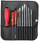 PB Swiss PB 8215 10 Piece Slotted & Phillips Roll-Up Set
