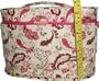 Large Travelon Paisley Cosmetic Train Case Bag Makeup