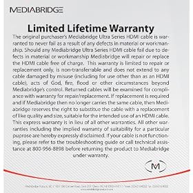 Mediabridge Ultra Series - 6ft High Speed HDMI Cable - Version 1.3 Category 2 Certified - 1080p - Blu-Ray - PS3