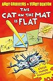 The cat on the mat is flat