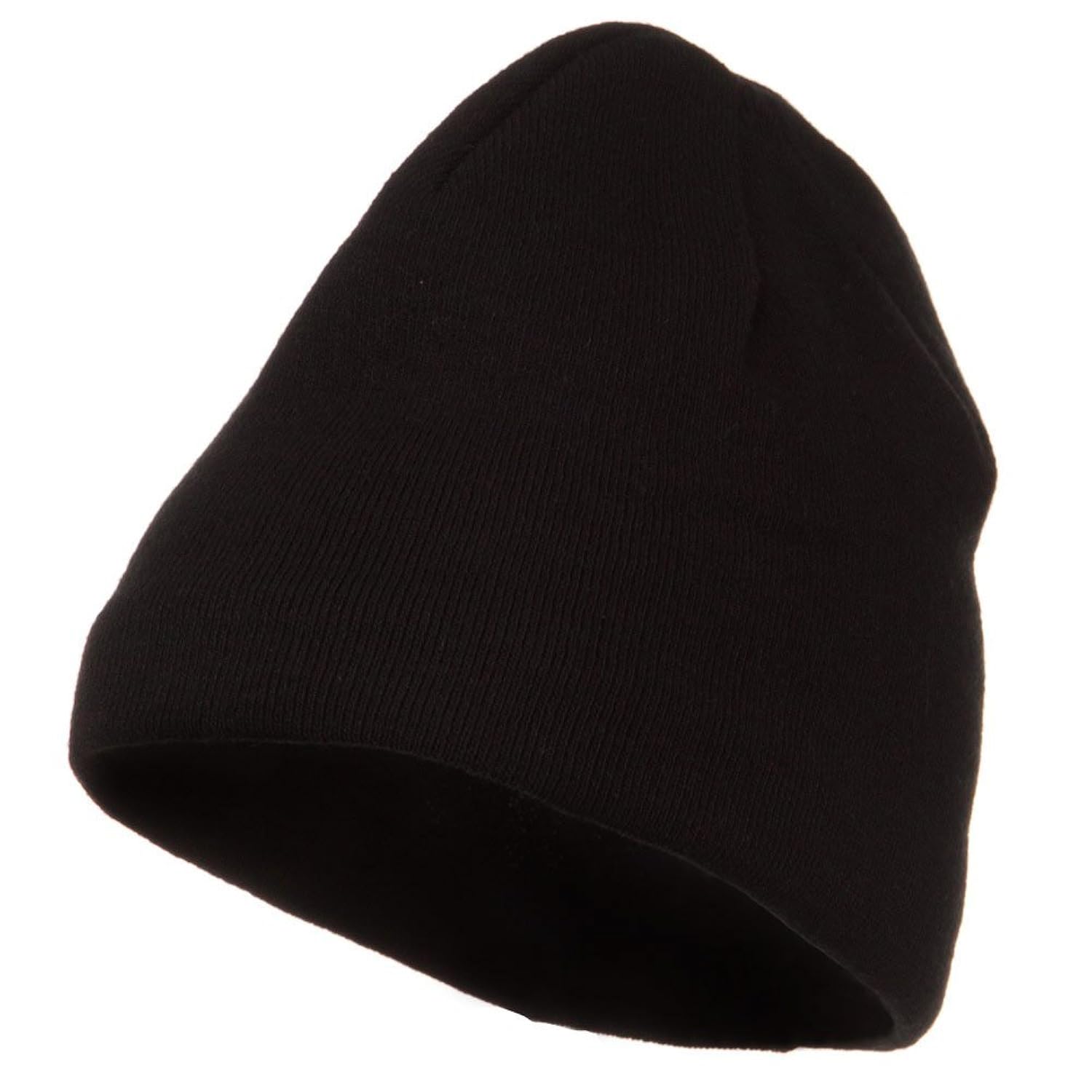 Black Solid Warm Winter Snowboard Ski Knit Skull Running Skully Beanie