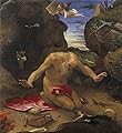 'Lotto Lorenzo Penitent Saint Jerome 1546 ' Oil Painting, 18 X 20 Inch / 46 X 50 Cm ,printed On High Quality Polyster Canvas ,this Replica Art DecorativeCanvas Prints Is Perfectly Suitalbe For Living Room Decoration And Home Artwork And Gifts