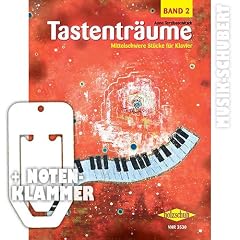 TASTENTR�UME Band 2 inkl. praktischer Notenklammer - 26 mittelschwere Klavierst�cke mit unterschiedlichen technischen Anforderungen f�r einen lebendigen Unterricht (broschiert) von Anne Terzibaschitsch (Noten/Sheetmusic)