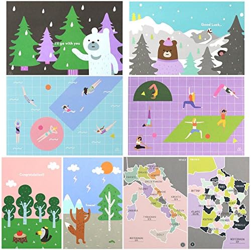 SECOND MANSION Illustration Card Set A - 8 Designs