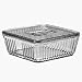 Anchor Hocking 12 Cup Glass Refrigerator Storage