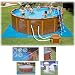 168 X 49 Sequoia Spirit Wood Grain Frame Set