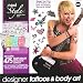 next STYLE FASHION ART Designer Tattoos & Body Art Kit (Includes 475 Temporary Body Tattoos & Jewels, Stencils & Markers)