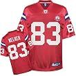 Wes Welker Jersey: Reebok Red AFL 50th Anniversary Replica #83 New England Patriots Jersey