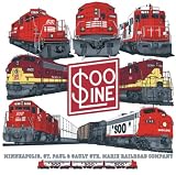 Soo Line Collage Railroad Train T-Shirt Tee Shirt