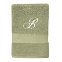 Fieldcrest® Classic Monogrammed Bath Towels - Oil Green