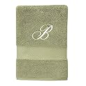 Fieldcrest Classic Monogrammed Bath Towel - Oil Green (A)