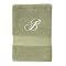 Fieldcrest Classic Monogrammed Bath Towel - Oil Green (A)