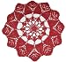 Hand-crocheted Table Centerpiece - Coral Brick