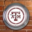 Texas A&M Aggies Team 14" Neon Clock NCAA College Athletics Fan Shop Sports Team Merchandise