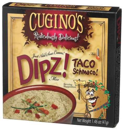 Cugino's Gourmet Foods, Ridiculously Delicious DIPZ!, Taco Schmacho Dip Mix, 1.98-Ounce... by Cugino's Gourmet Foods