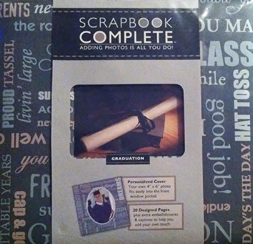 Scrapbook COMPLETE Adding Photos is all you Do GRADUATION Scrapbook Kit