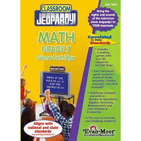EVAN-MOOR CLASSROOM JEOPARDY GR 7 MATH by BIGTOFFICE