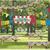 Super Fun Outdoor Carnival Giant Decorating Kit Birthday Party Game, Red/Yellow/Blue/Kiwi