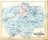 Bridgewater Town, Plymouth County 1879, Massachusetts, 1879 Fine-Art Reproduction