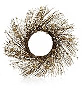 Gold Twig & Berry Wreath - Antique Gold Range