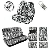 A Set of 2 Universal Fit Animal Print High Back Front with Universal Bench Seat... by MULTI_B