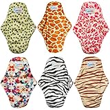 Love My Antibacterial Bamboo fiber Mama Cloth/ Menstrual Pads/ Reusable/ Panty Liners - 6pcs pack(LM1)