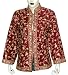 Apparel : Womens Outerwear Vests with Hand Embroidery Size L